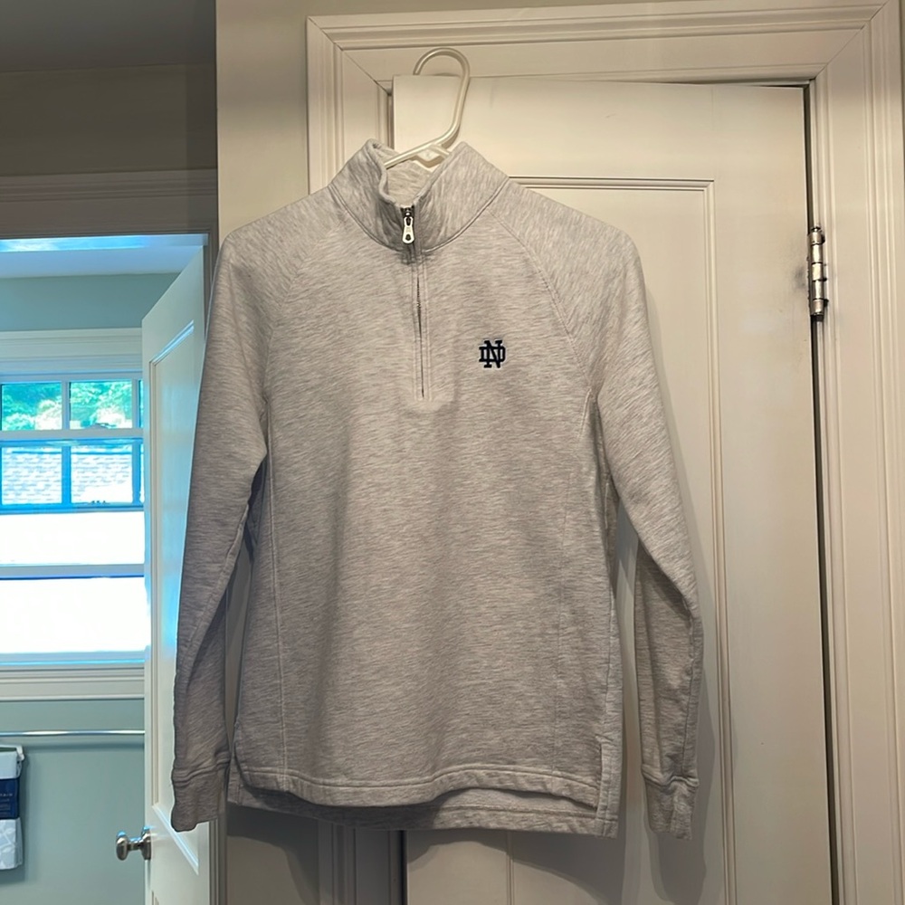 Notre Dame ladies quarter zip.  Only worn a couple of times.